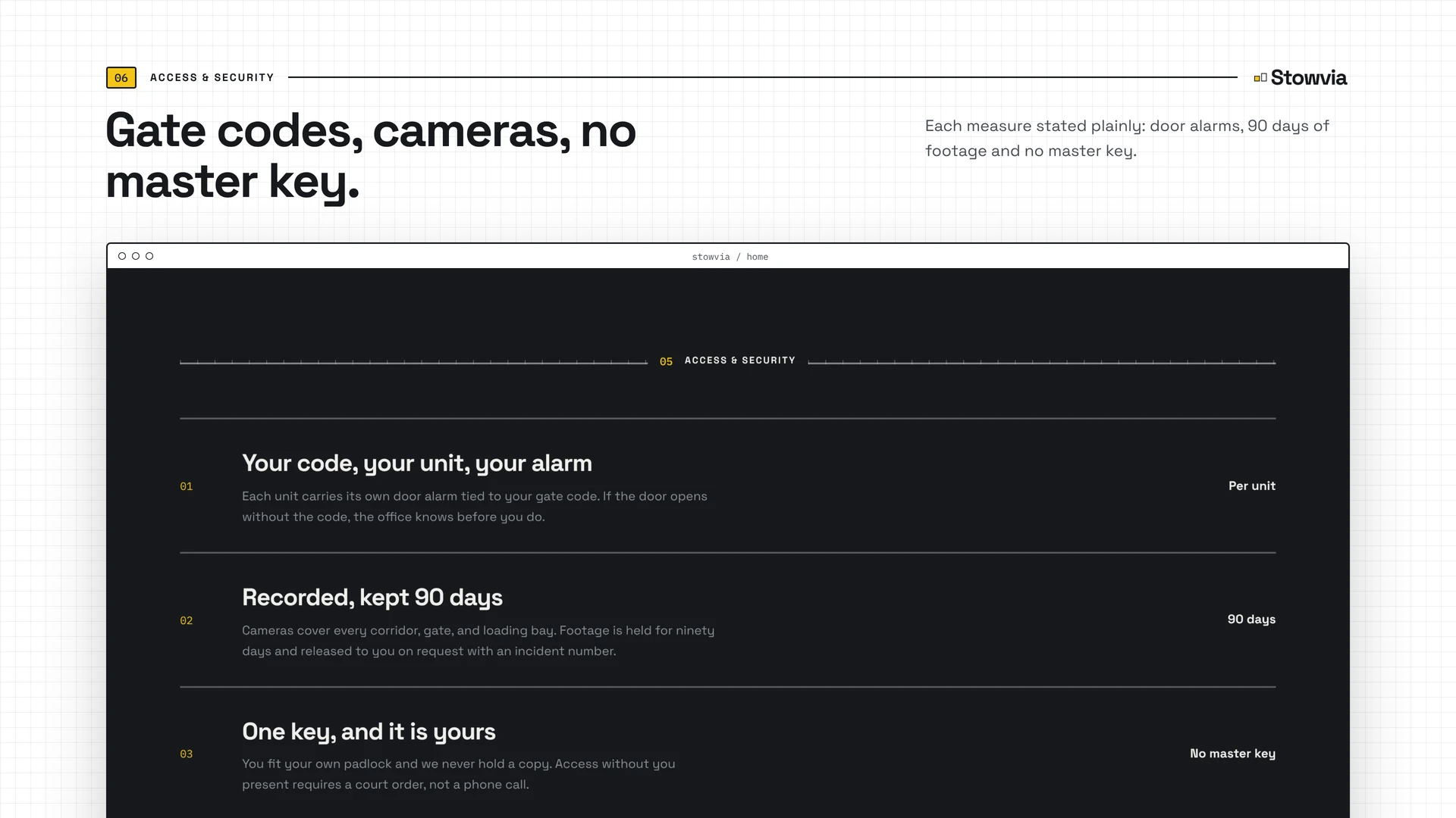 Stowvia - Self Storage & Facility HTML Template (Screenshot 9 of 10)