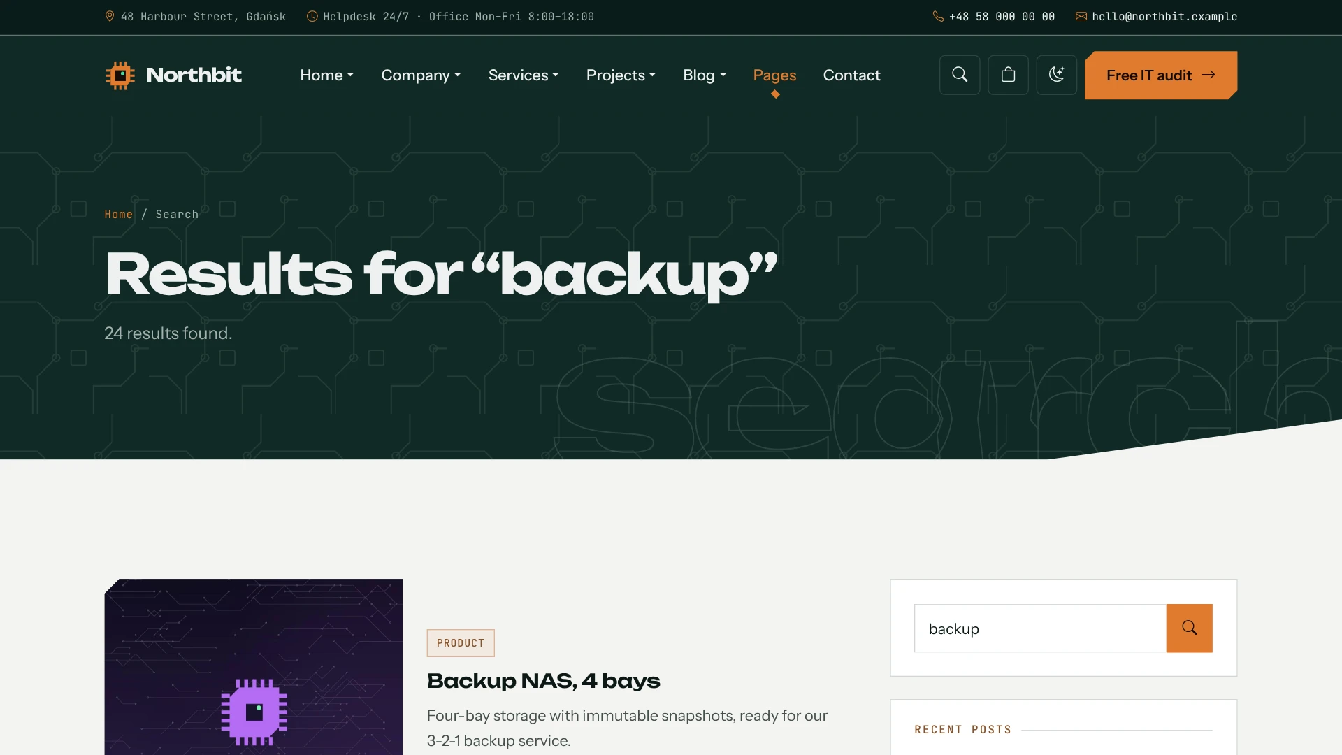 Northbit - IT Services & Solutions WordPress Theme