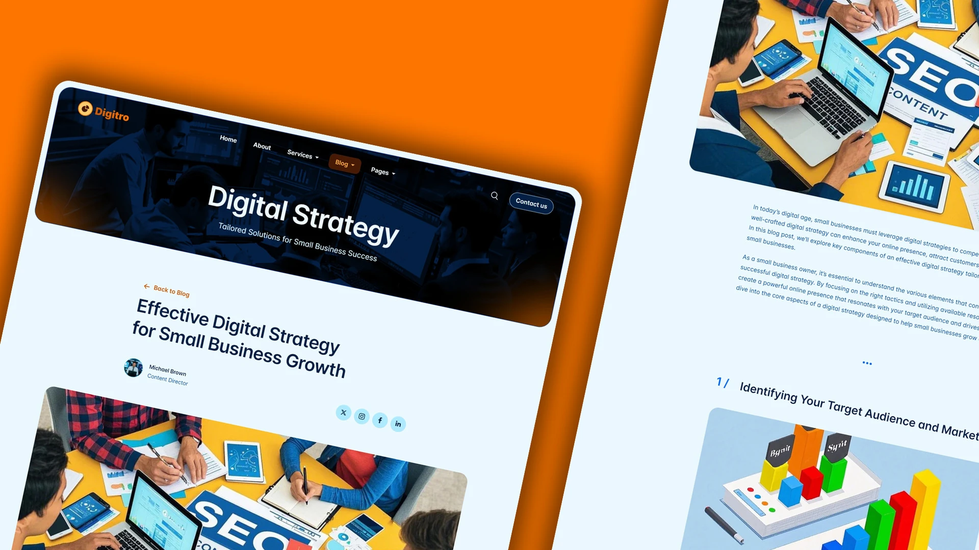 Digitro - Cutting-Edge Digital Marketing Agency HTML Website Template