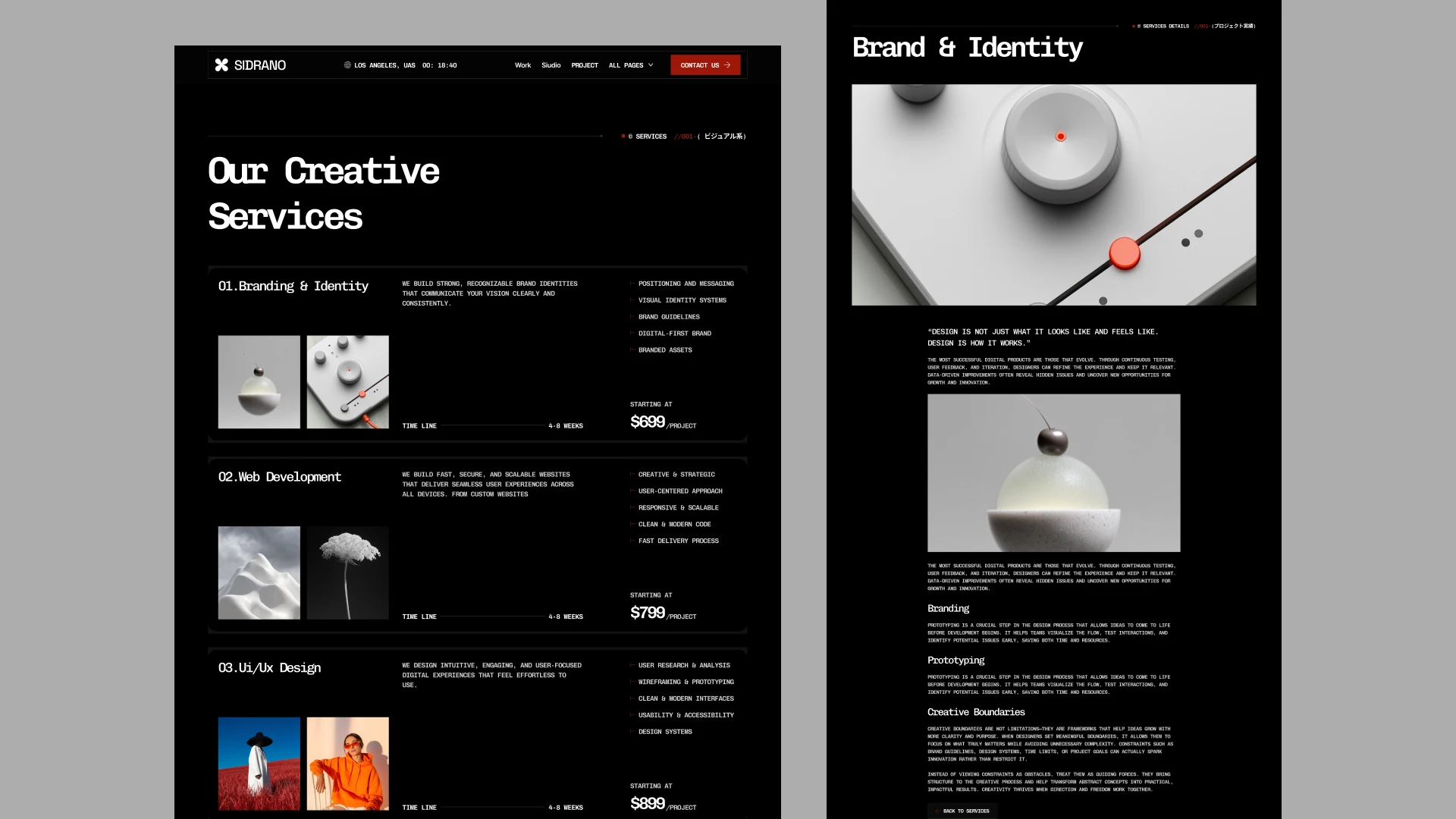 Sidrano - Creative & Marketing Agency Site, Next.js 16 & Tailwind CSS 4