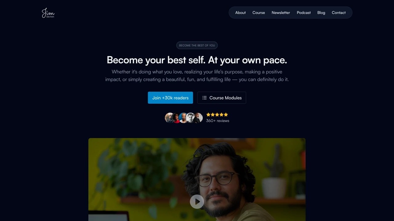 Ethos - Personal Website Figma Template