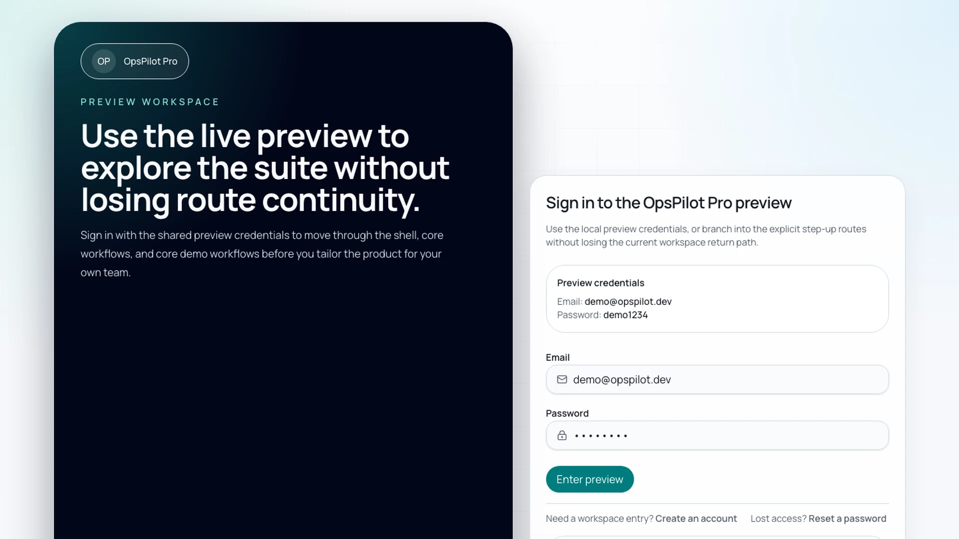 OpsPilot Pro - React CRM, Support, Billing & Admin Dashboard