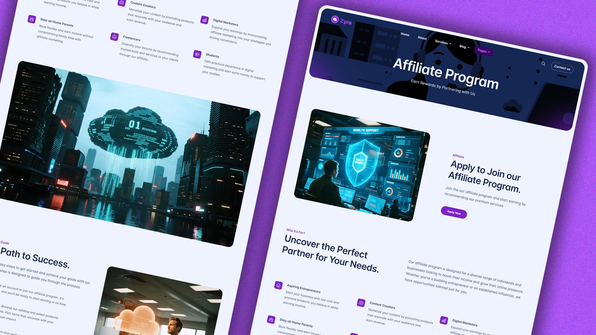 Zyra - Multipurpose IT Solutions & Business Services HTML Website Template