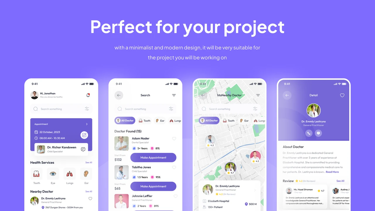 Healthyup - Medical & Health App UI Kits