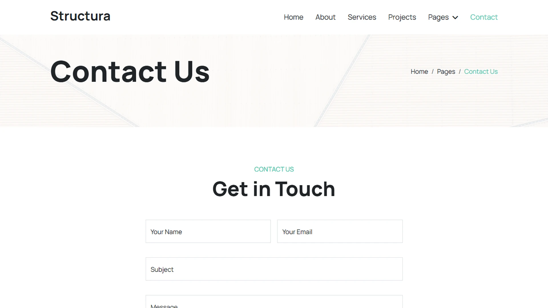 Structura - Interior Design & Architecture HTML Template