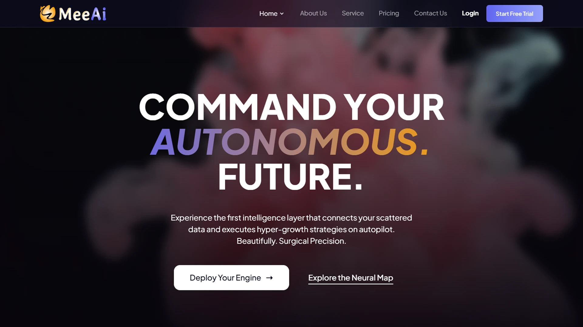 MeeAi - Modern AI SaaS and Tech Landing Page HTML Template