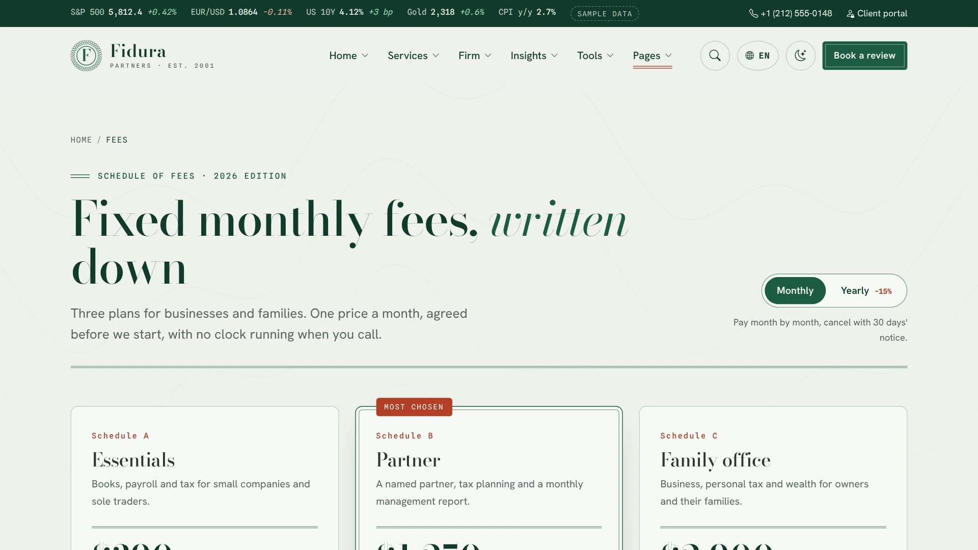 Fidura - Consulting & Finance WordPress Theme (Screenshot 16 of 18)