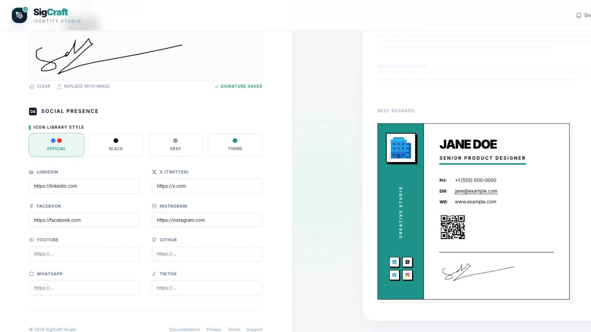 SigCraft - Ultimate Professional Email Signature Generator