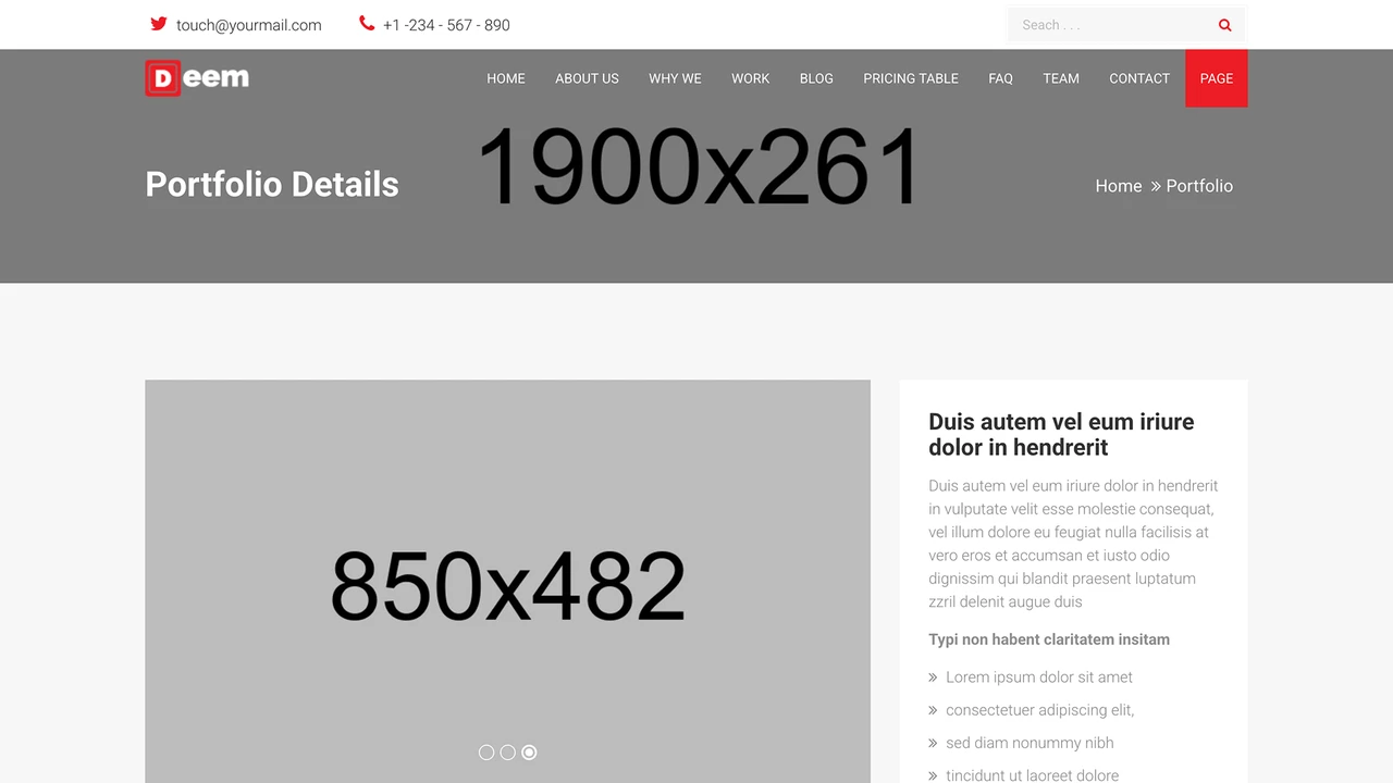 Deem - Multipurpose Business Template