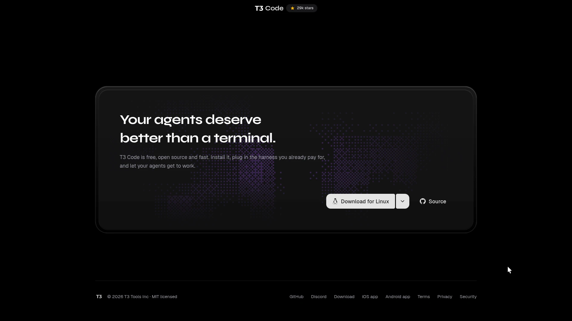 T3Codes - Modern AI Animated Sass Landing Page with Scroll Animations (Screenshot 1 of 3)