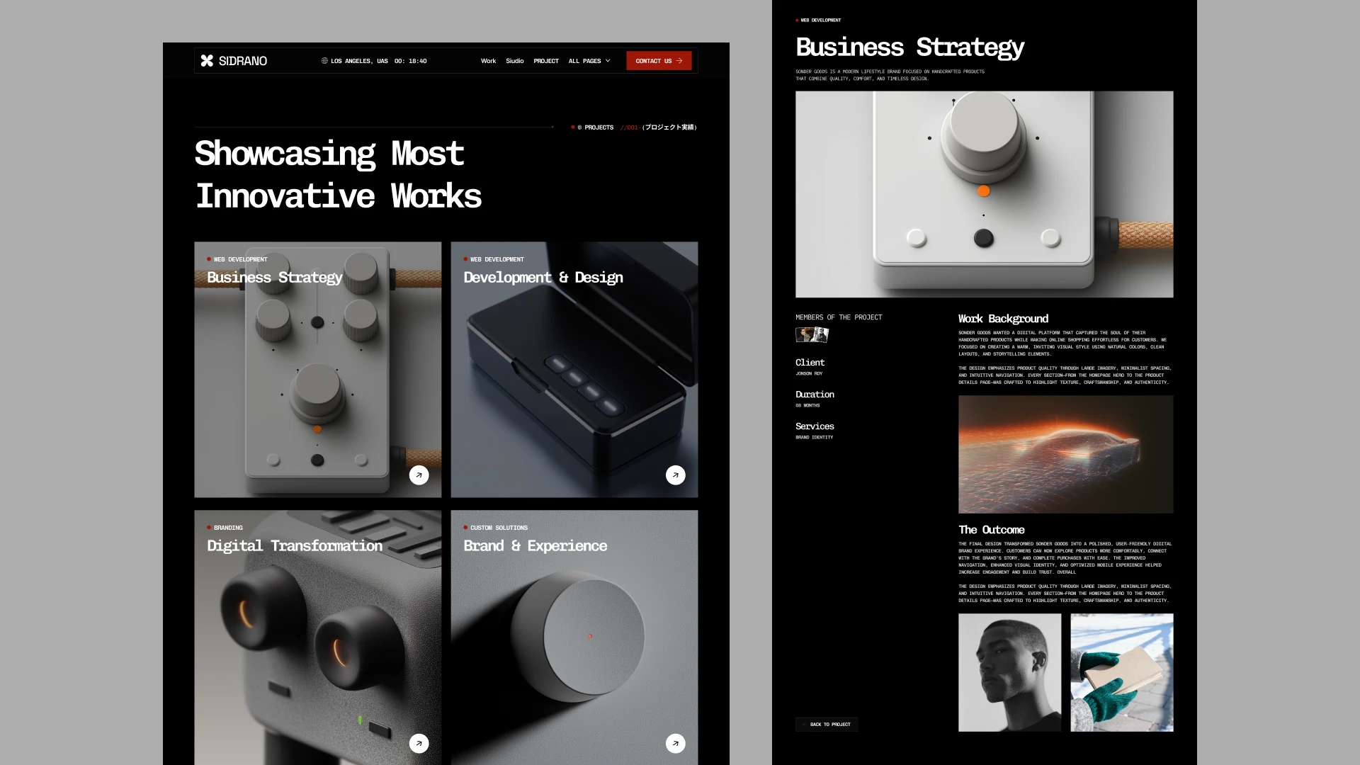 Sidrano - Creative & Marketing Agency Site, Next.js 16 & Tailwind CSS 4