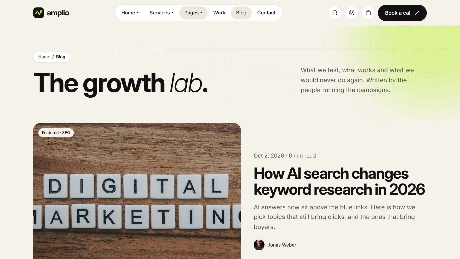 Amplio - Digital Marketing Agency WordPress Theme (Screenshot 58 of 66)