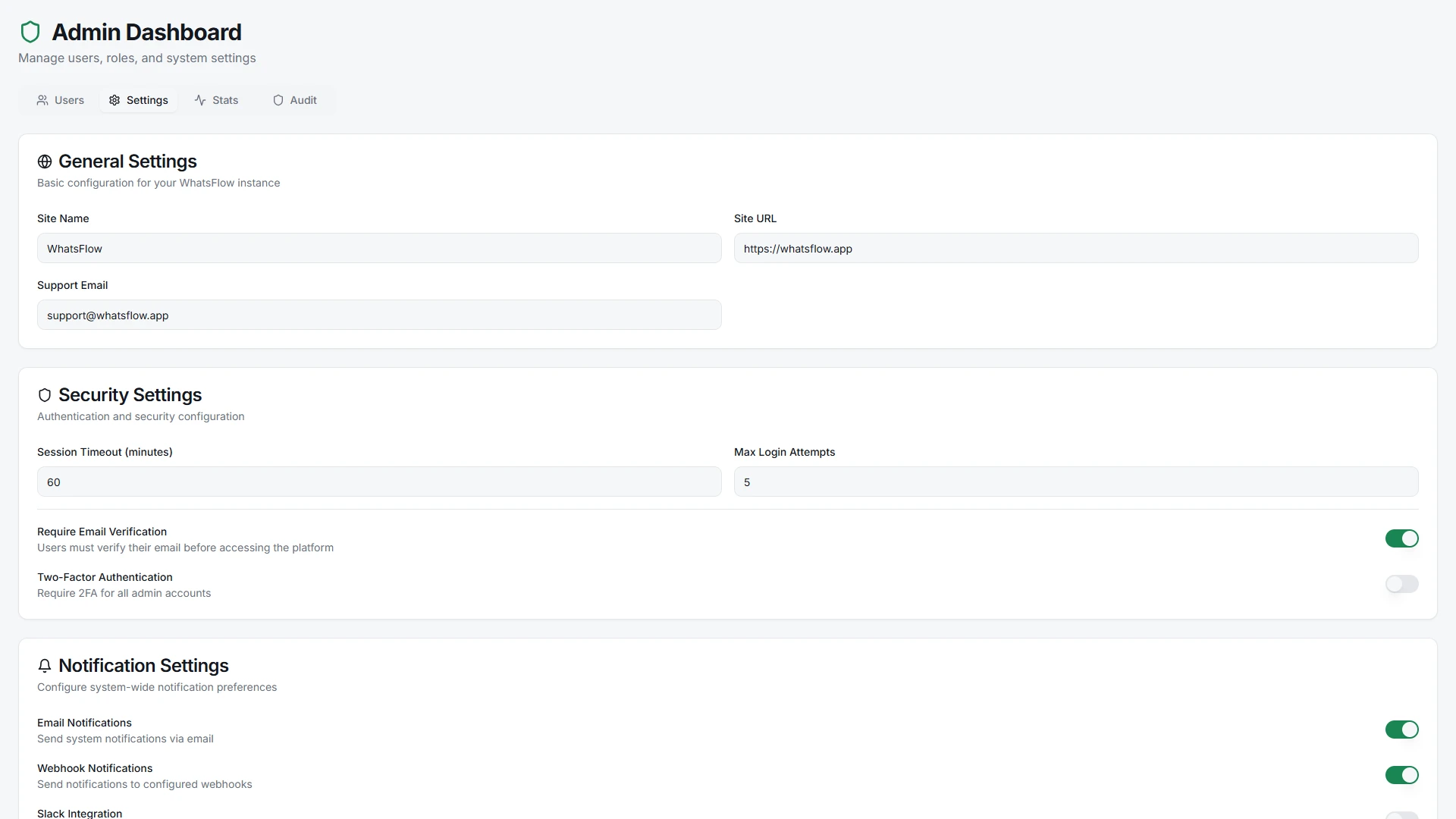 WhatsFlow - WhatsApp Marketing & Automation SaaS Platform