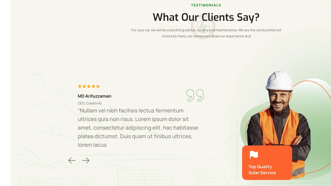 Solarex - Solar & Renewable Energy WordPress Theme