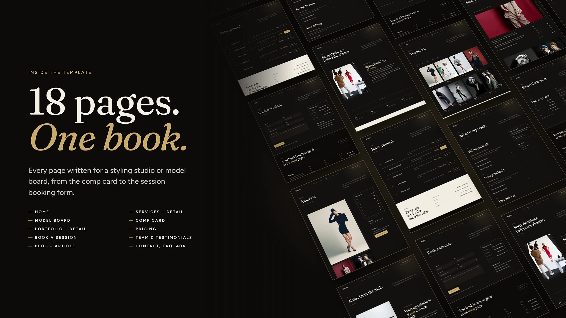 Vogura - Model Fashion & Styling HTML Template