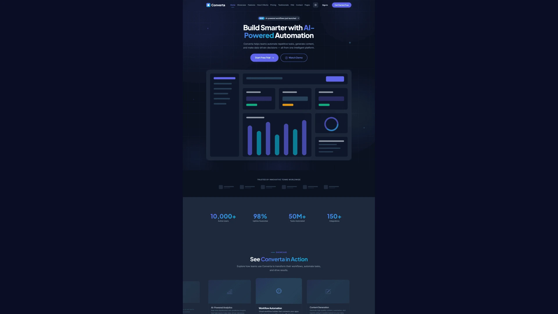 Converta - Premium Multi-Demo SaaS & AI Startup Bootstrap 5 Template