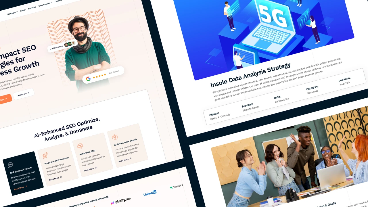 Digiket - Digital Marketing & SEO Agency Framer Template