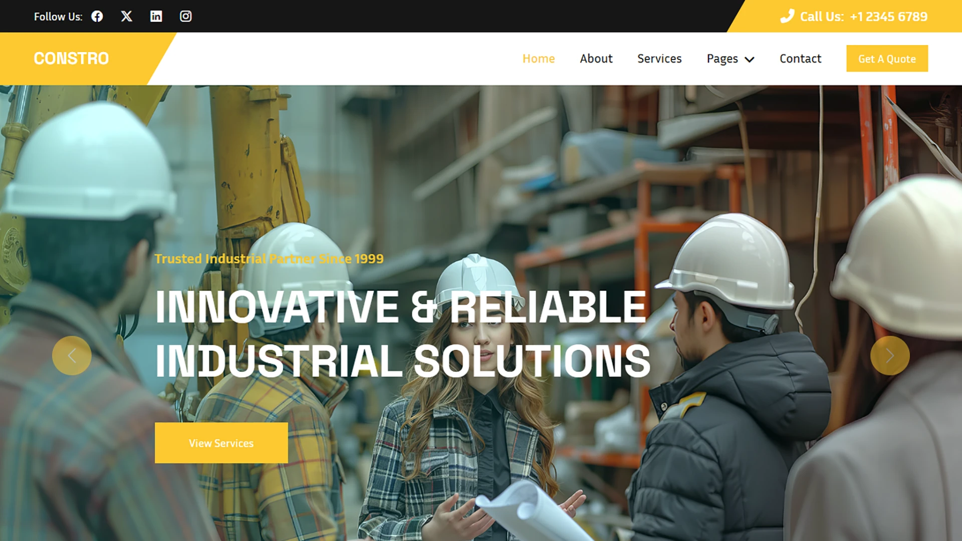 Constro - Construction & Industrial HTML Template