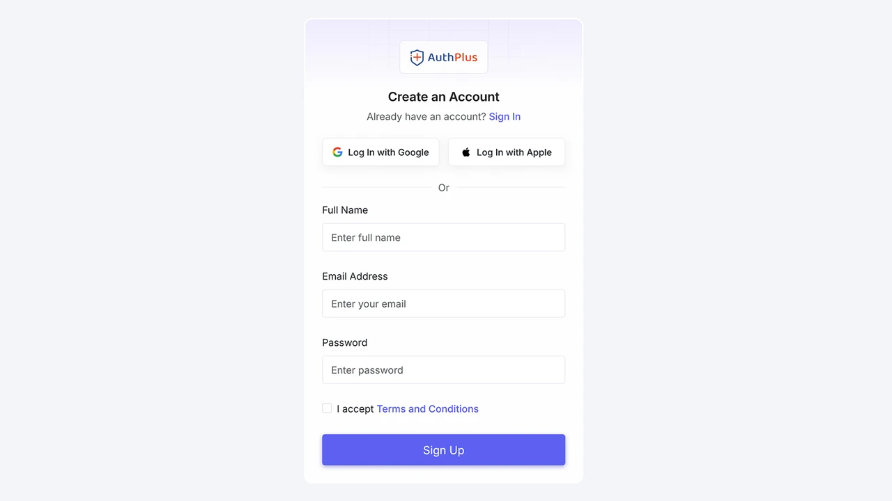 AuthPlus - Modern and Creative React Authentication UI Kit with Bootstrap