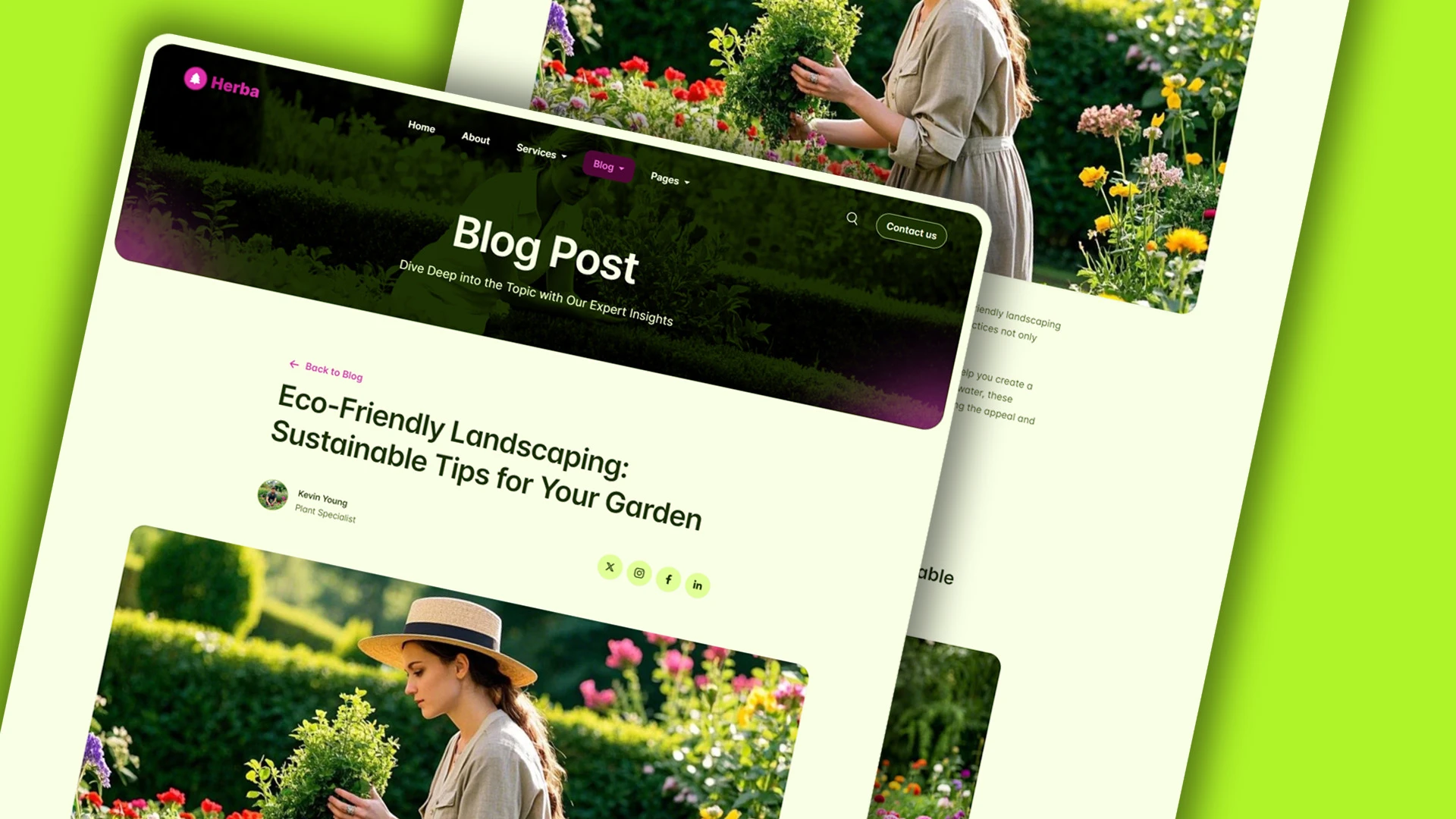 Herba - Innovative Landscaping and Green Spaces HTML Website Template