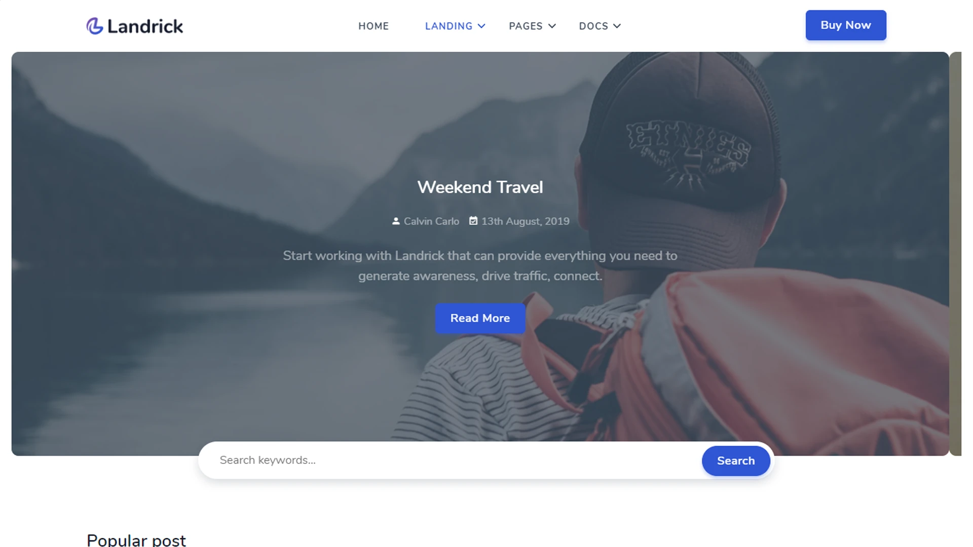 Landrick - App, Saas & Software Landing & Admin Dashboard Bootstrap 5 Template