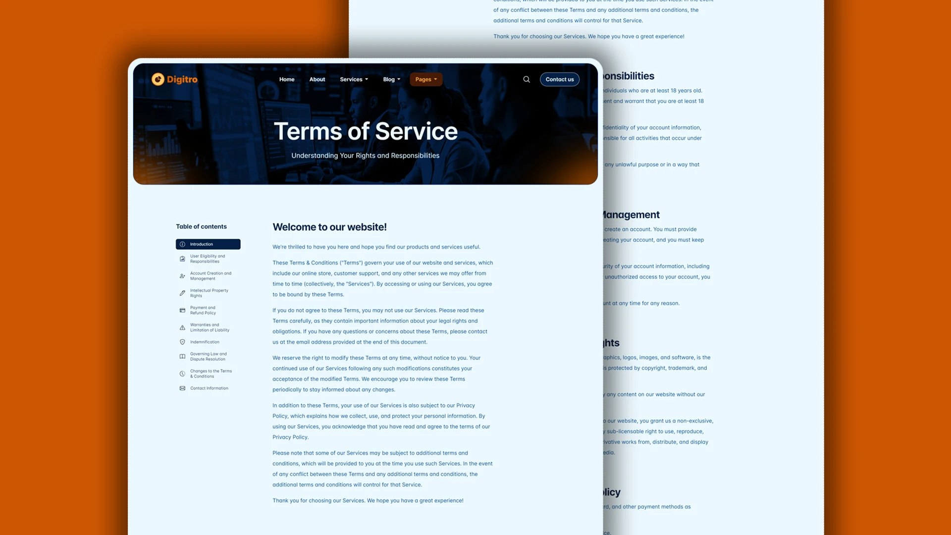 Digitro - Cutting-Edge Digital Marketing Agency HTML Website Template