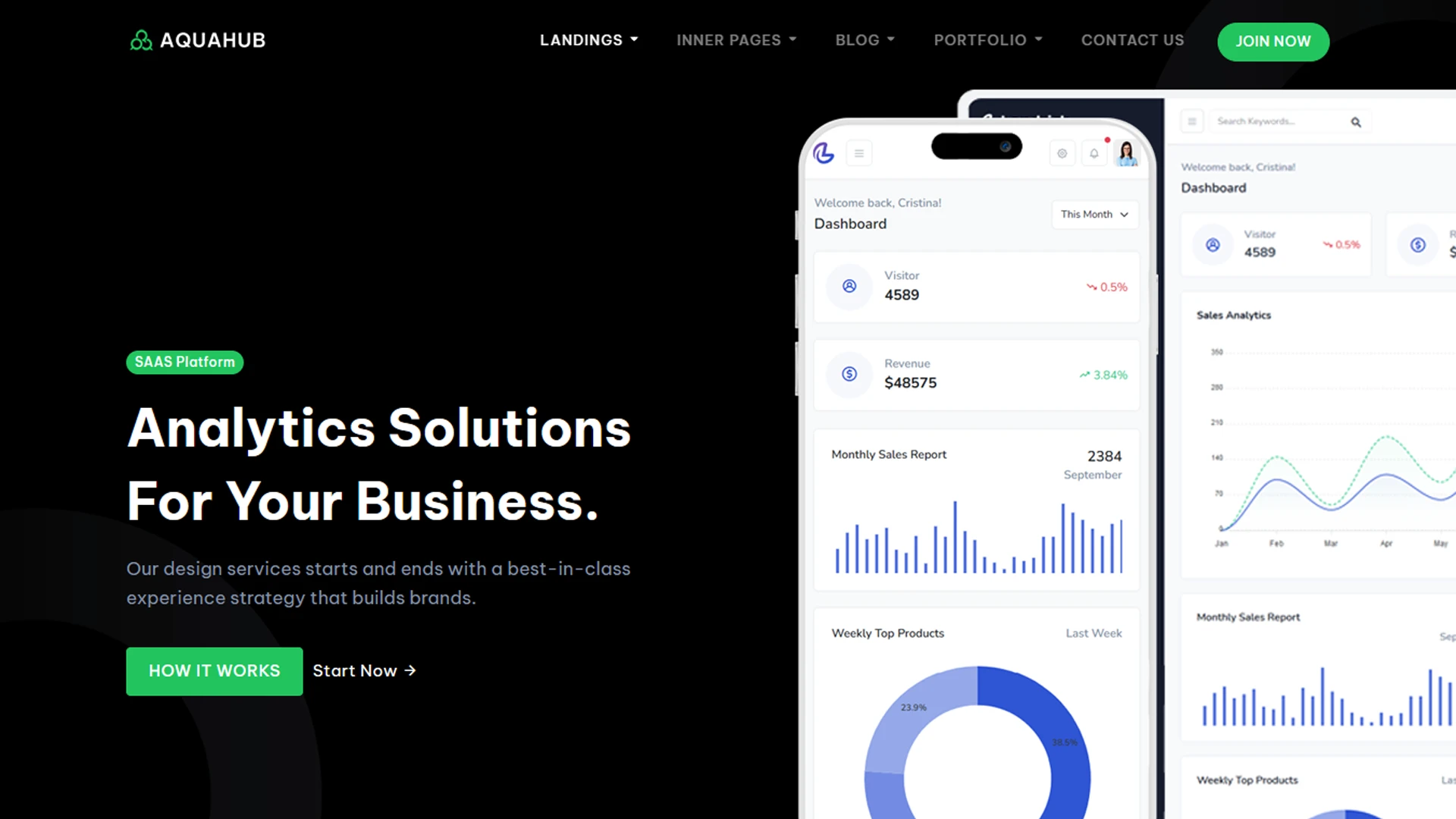 AquaHub - Multipurpose Business and Creative HTML Template