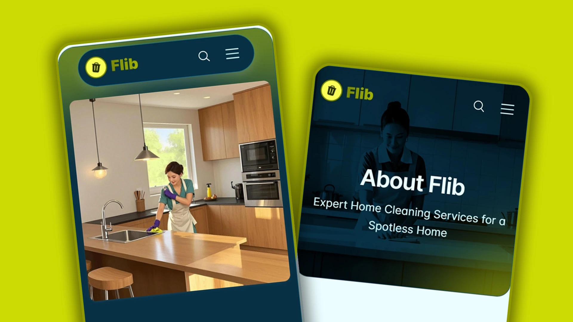 Flib - HTML Website Template For Premium Home Cleaning Services