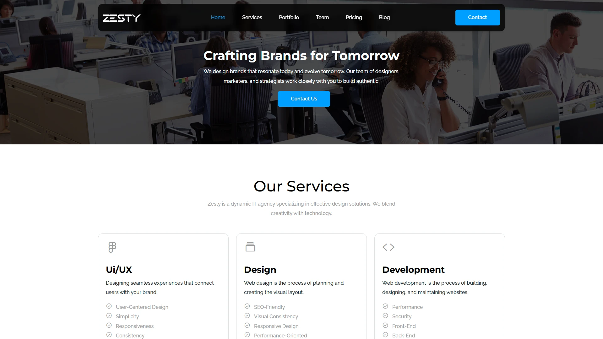 Zesty - Bootstrap 5 SaaS & Agency Landing Template + LTR & RTL + Light & Dark