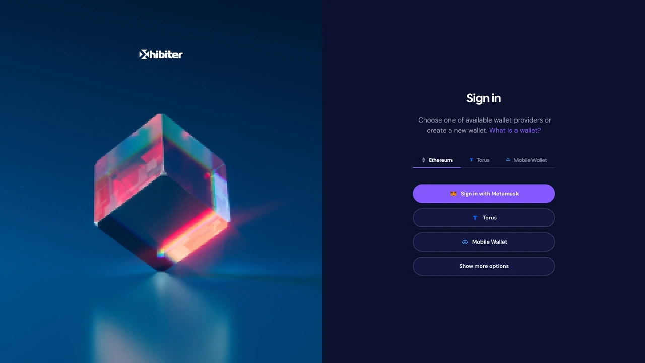 Xhibiter - Web3 Crypto NFT Marketplace Figma Template