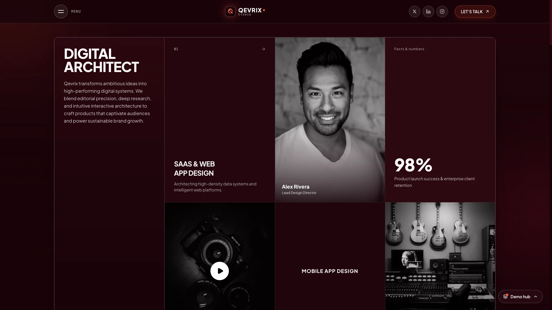 Qevrix - Next.js AI SaaS, Enterprise & Portfolio Landing Page Collection