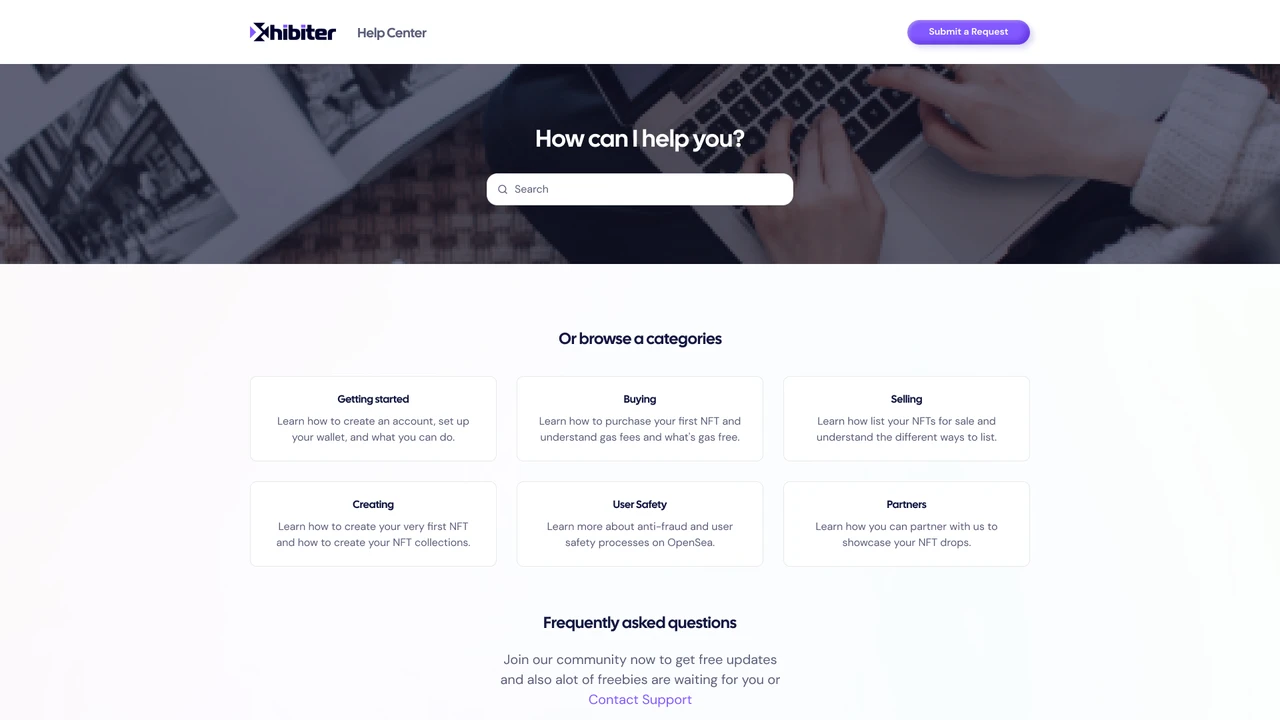 Xhibiter - Web3 Crypto NFT Marketplace Figma Template