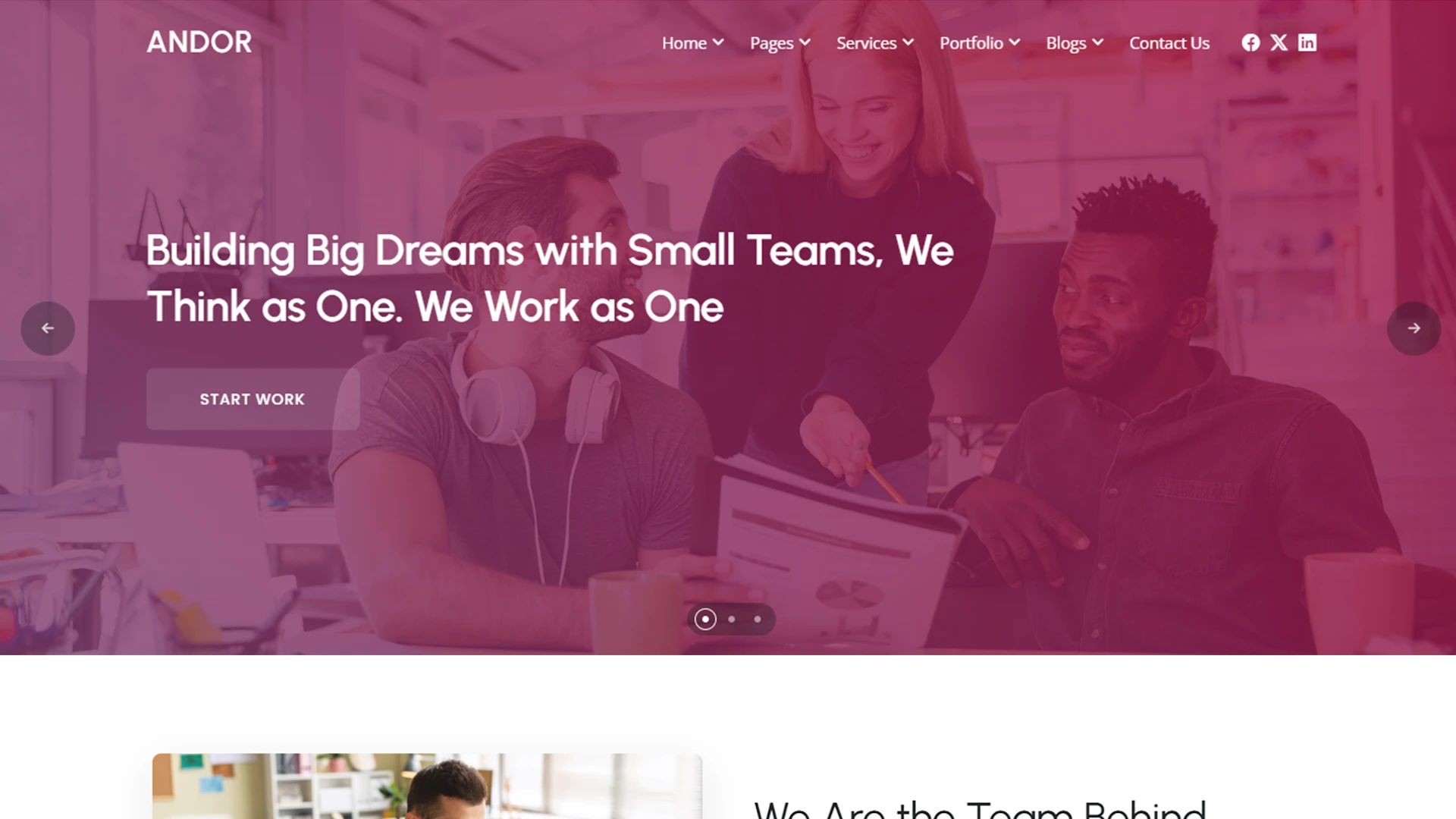 Andor - Corporate Business and Innovative HTML & Angular Template