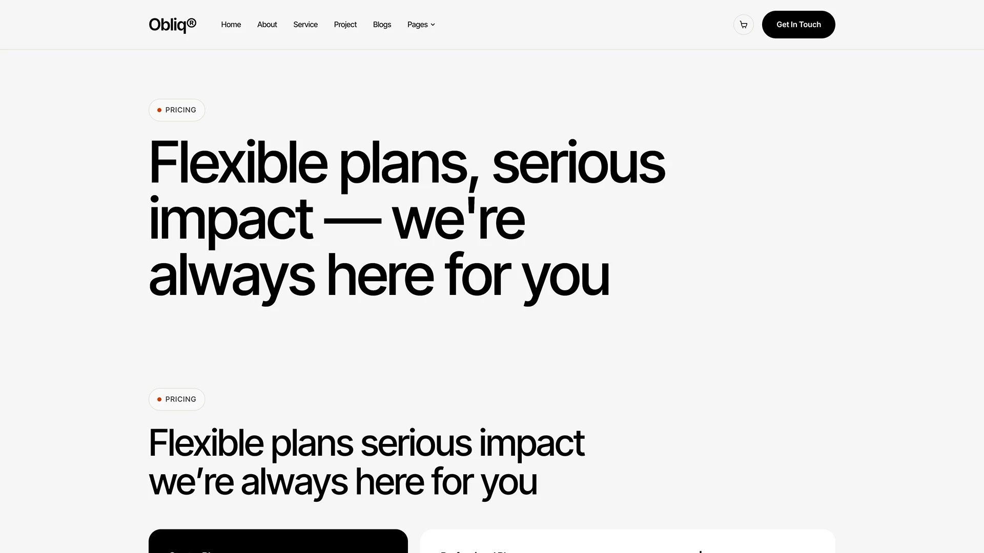 Obliq - Digital Agency & Portfolio Next.js Template