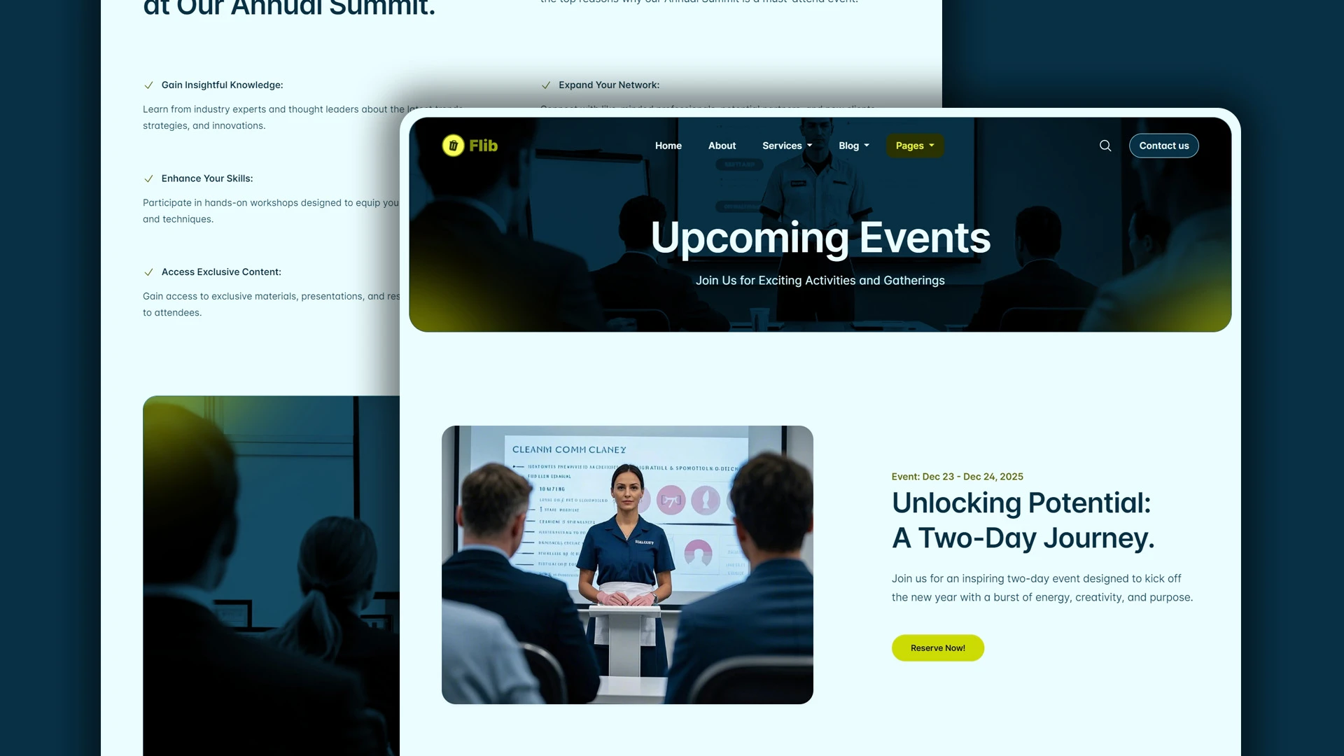 Flib - HTML Website Template For Premium Home Cleaning Services