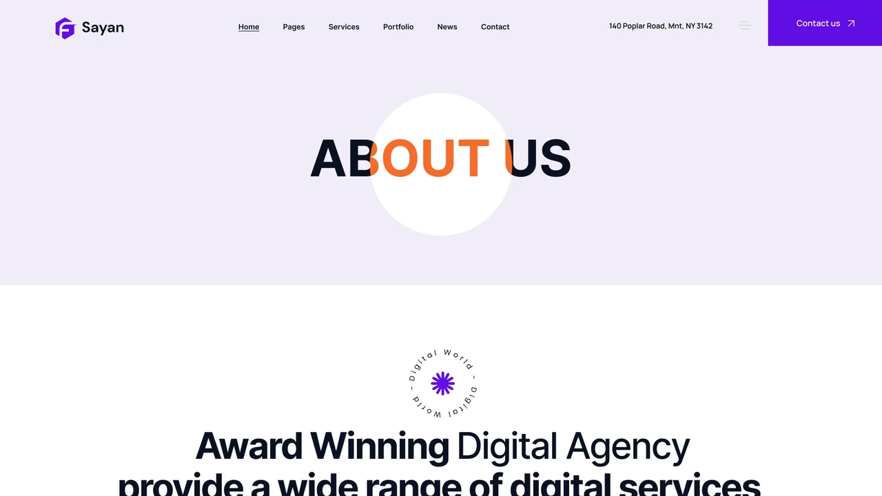 Sayan - Multipurpose Business Figma Template