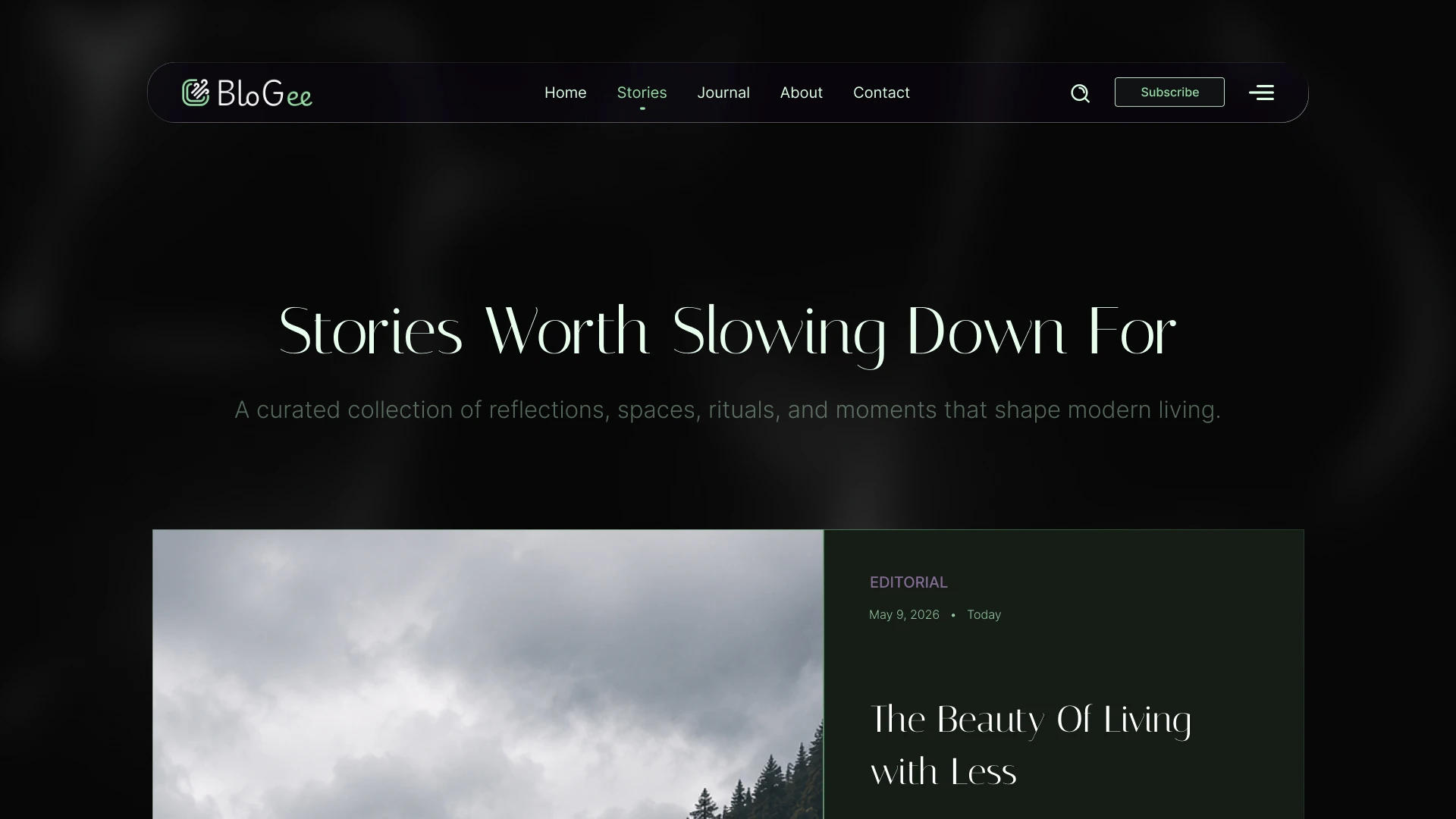 BloGee - Blog and Magazine Figma Premium UI Template