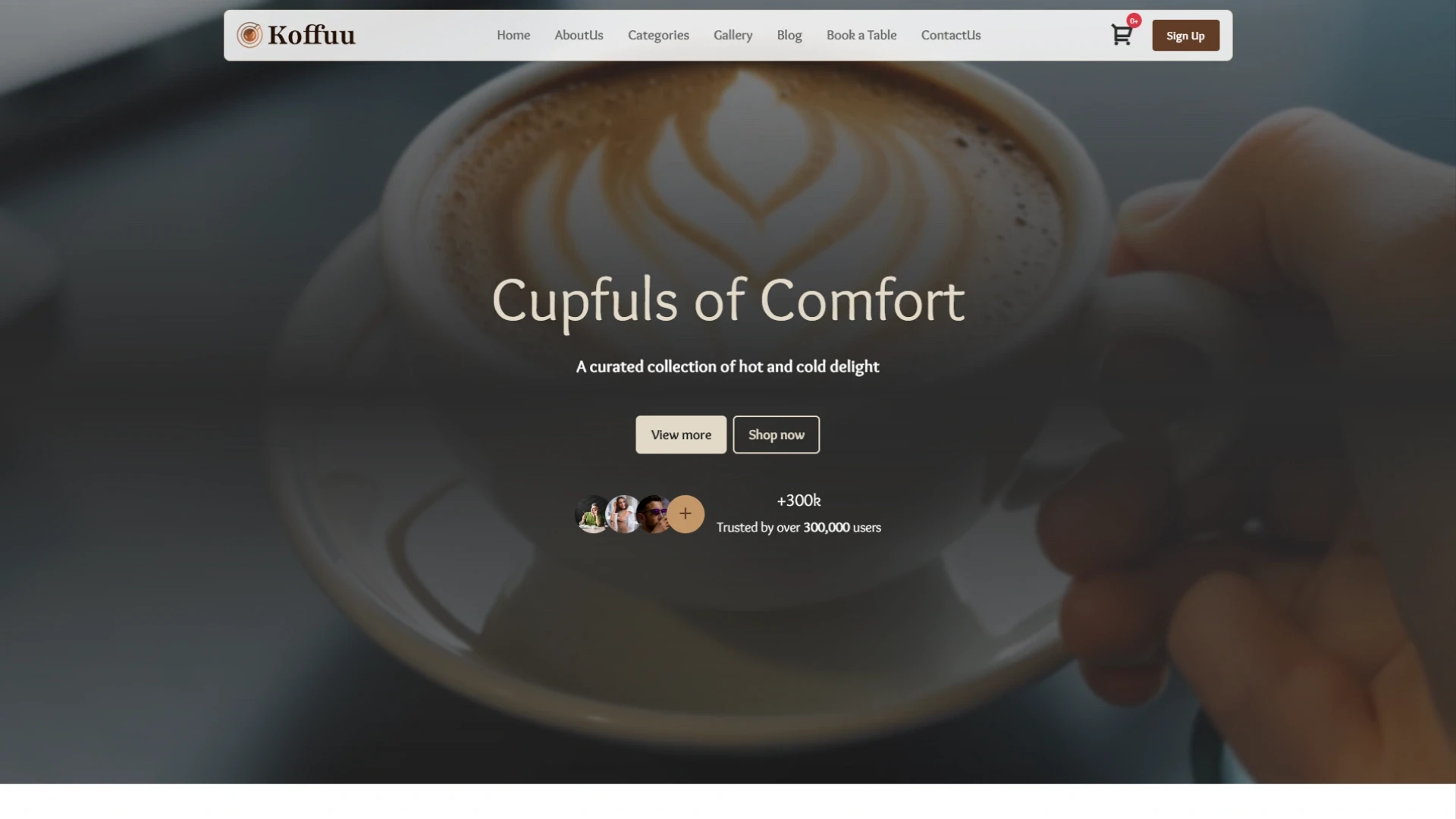 Koffuu - Coffee and Cafe Landing Page HTML Gulp Template