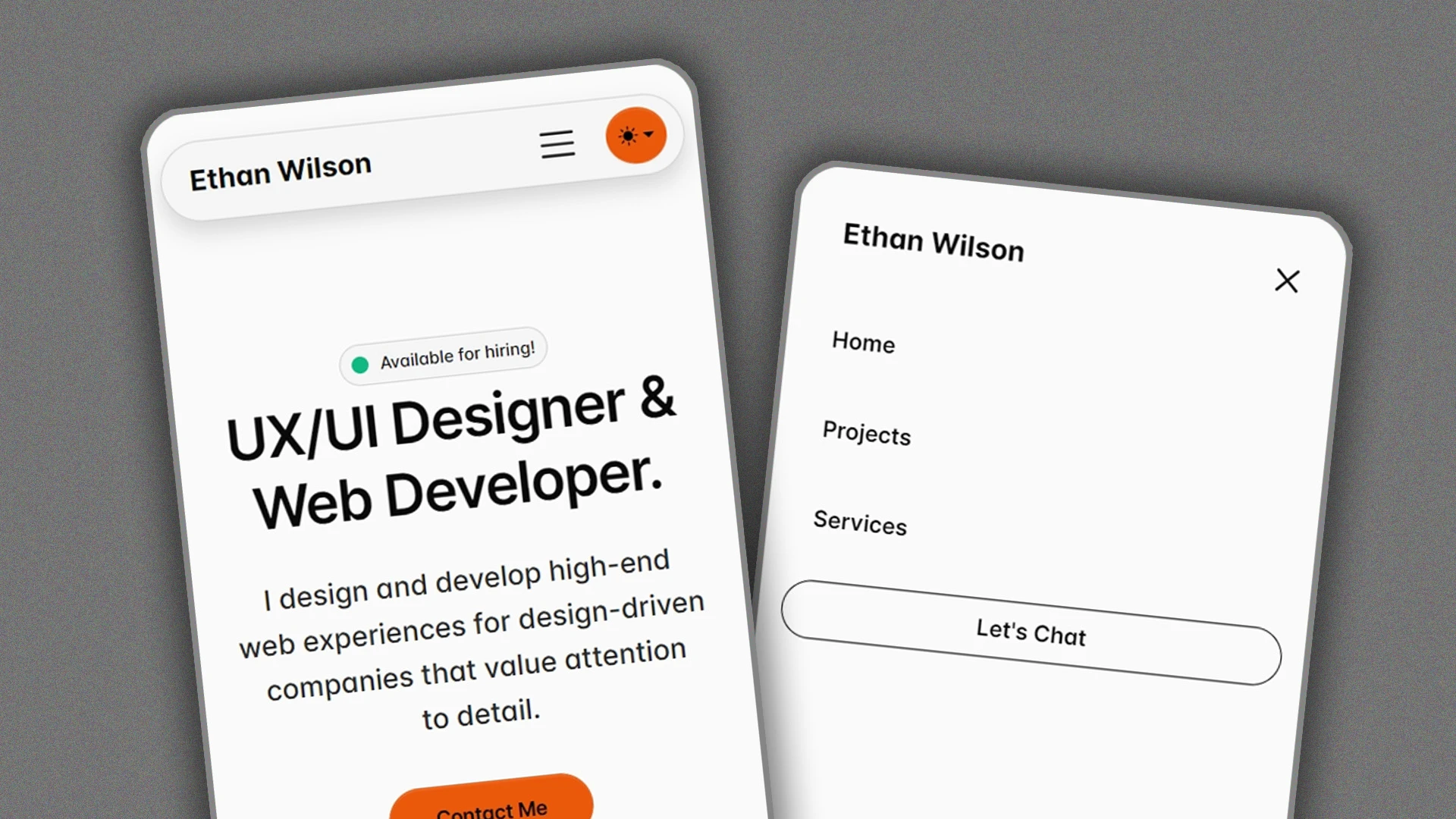 Uxoria - Sleek UX/UI Designer & Web Developer HTML Portfolio Template