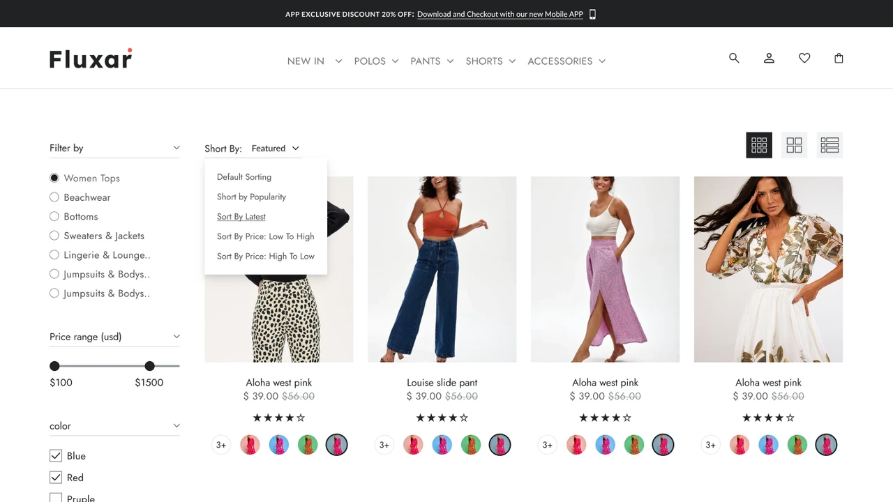 Fluxar - eCommerce Figma Template