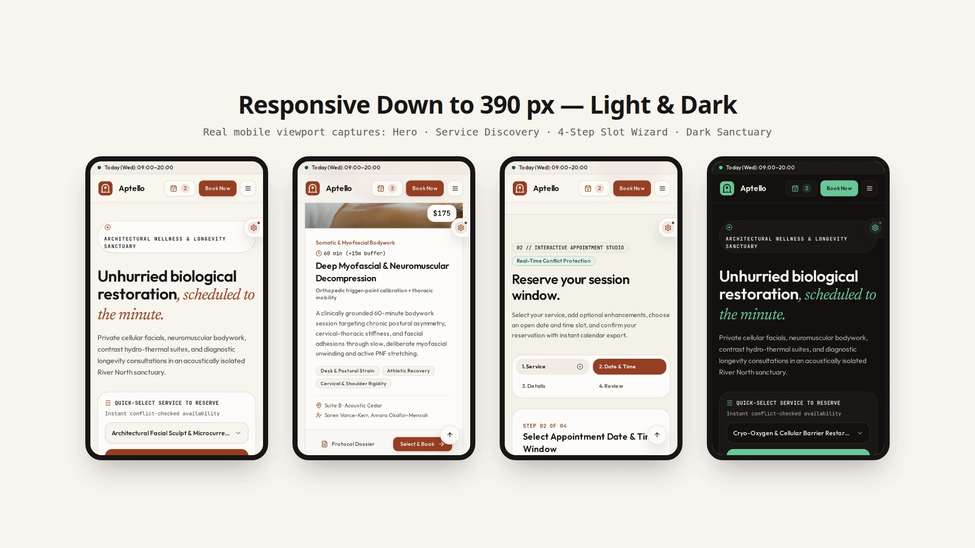 Aptello - Service Booking and Appointment Studio Next.js Template