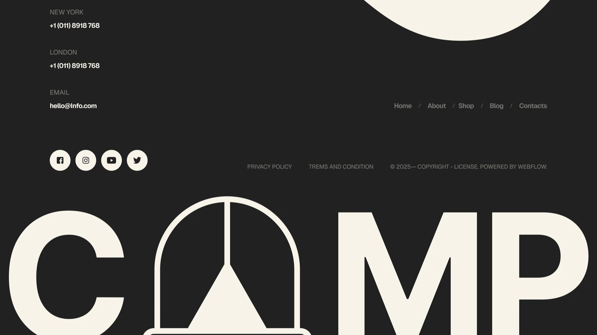 Camp - Next.js 16 Outdoor Gear and Camping Trips Ecommerce Template