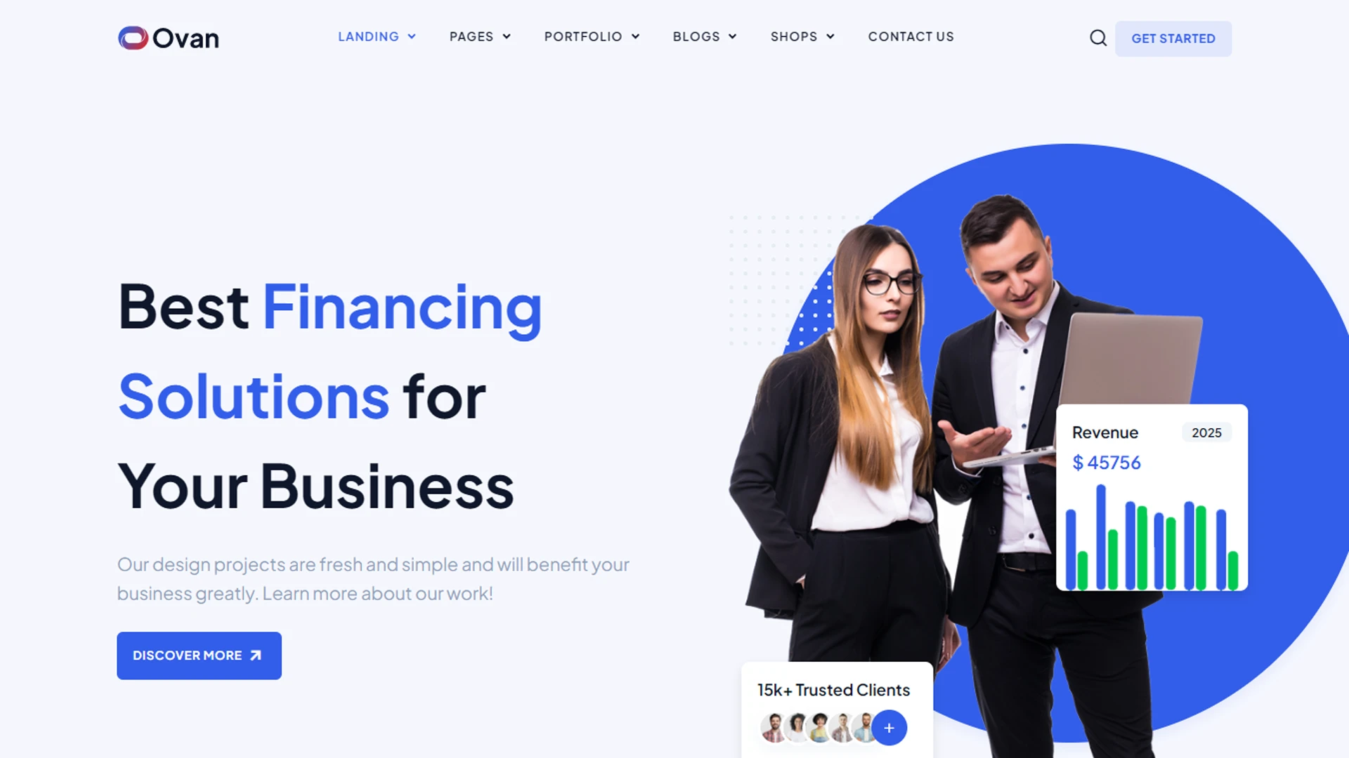 Ovan - React Multipurpose Business & Corporate Template