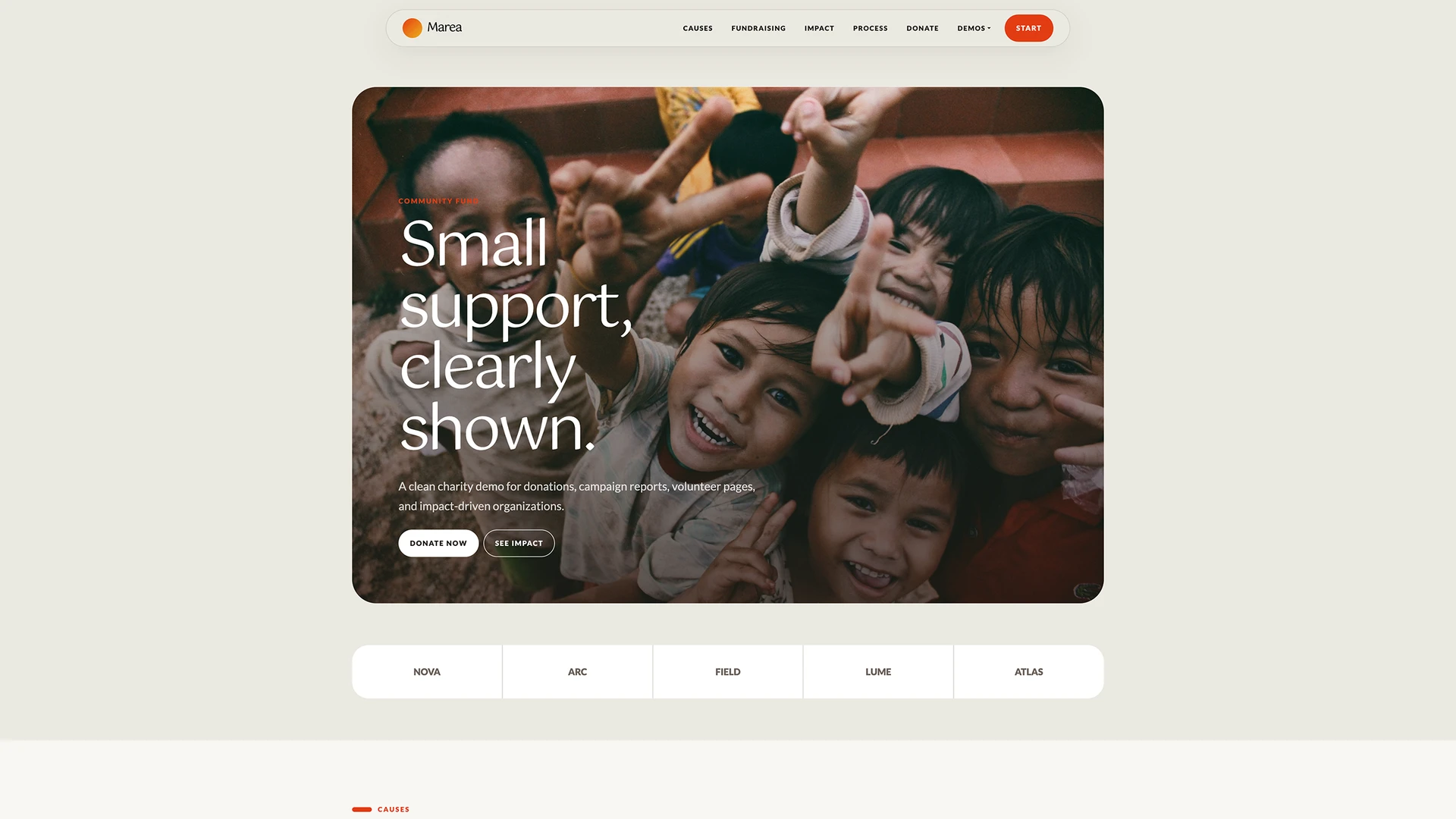 Marea - Bootstrap HTML Template