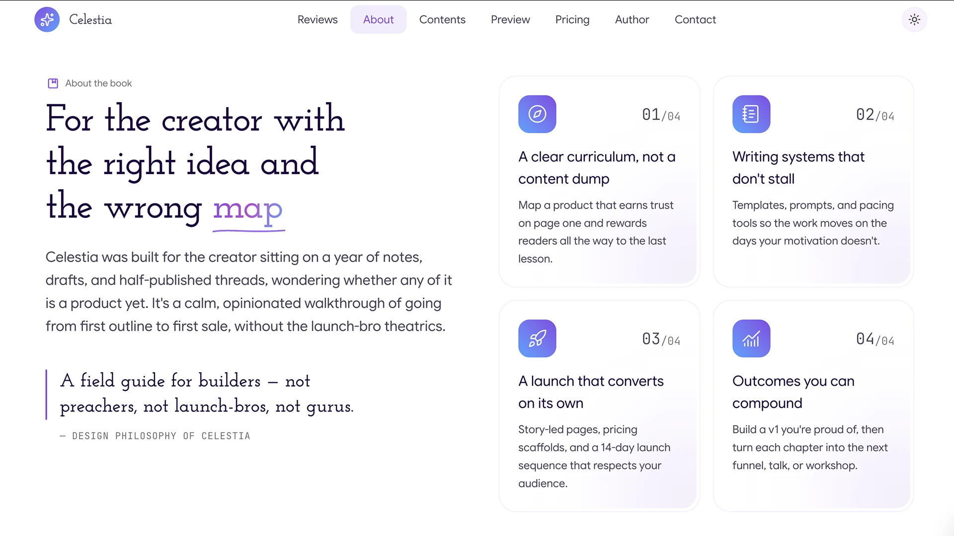 Celestia - Modern Book Launch Template