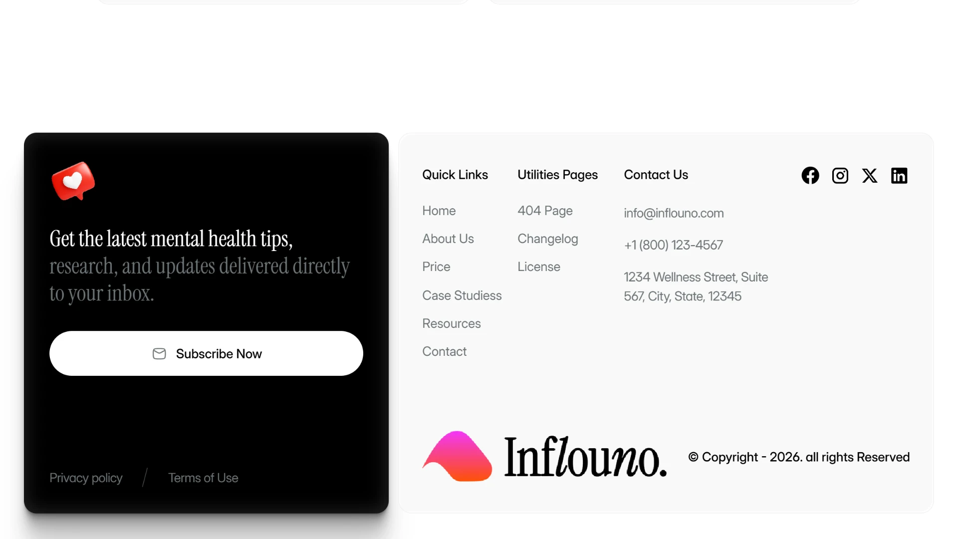 Inflouno - Influencer Marketing & Creator Agency HTML Template