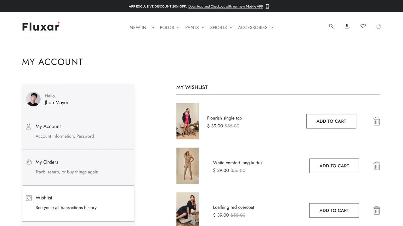 Fluxar - eCommerce Figma Template