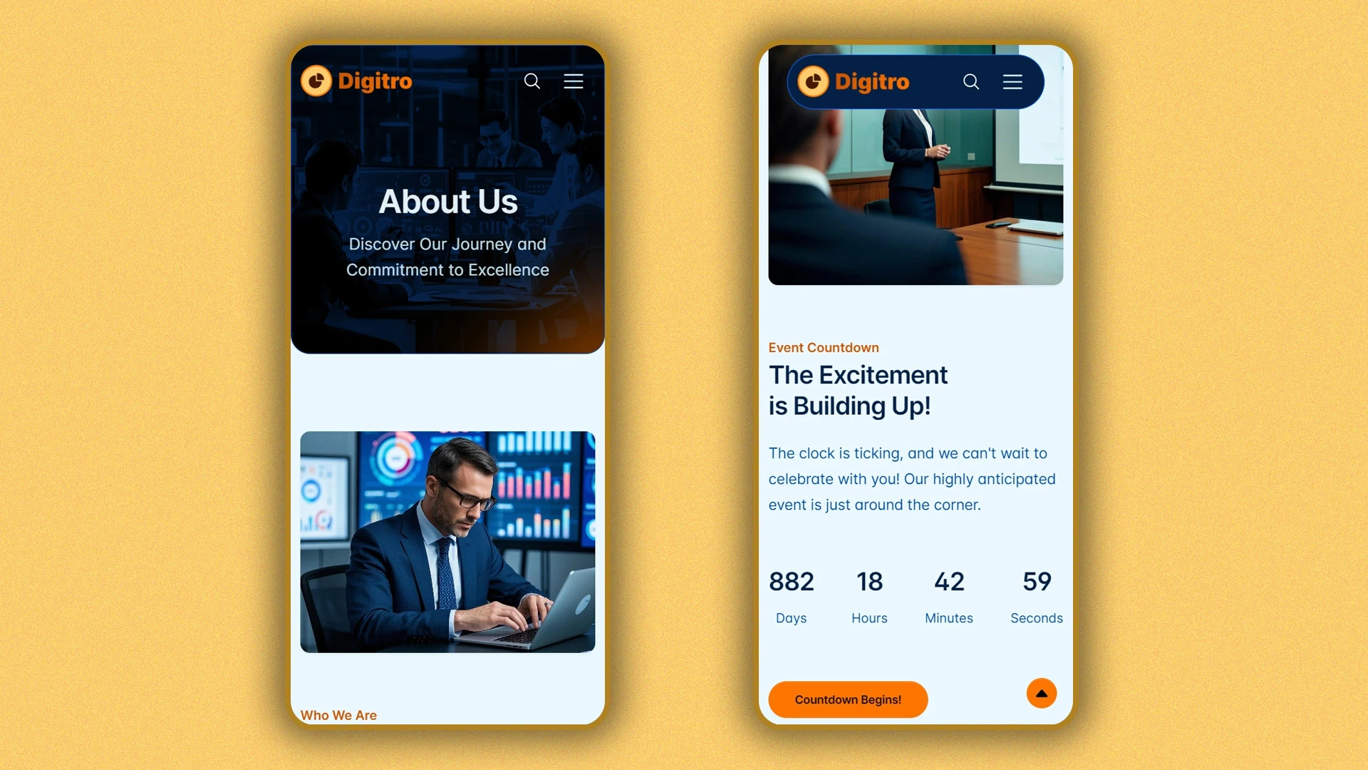 Digitro - Cutting-Edge Digital Marketing Agency HTML Website Template