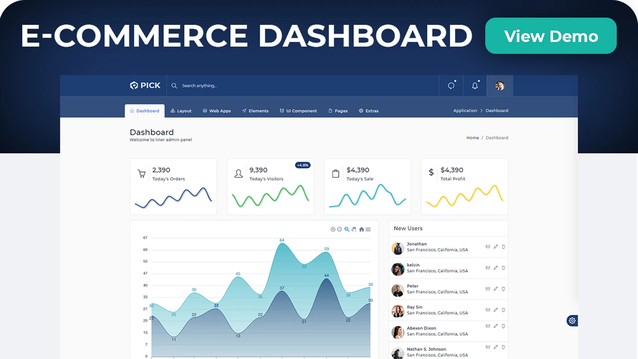 Pick - Multipurpose React Admin Template