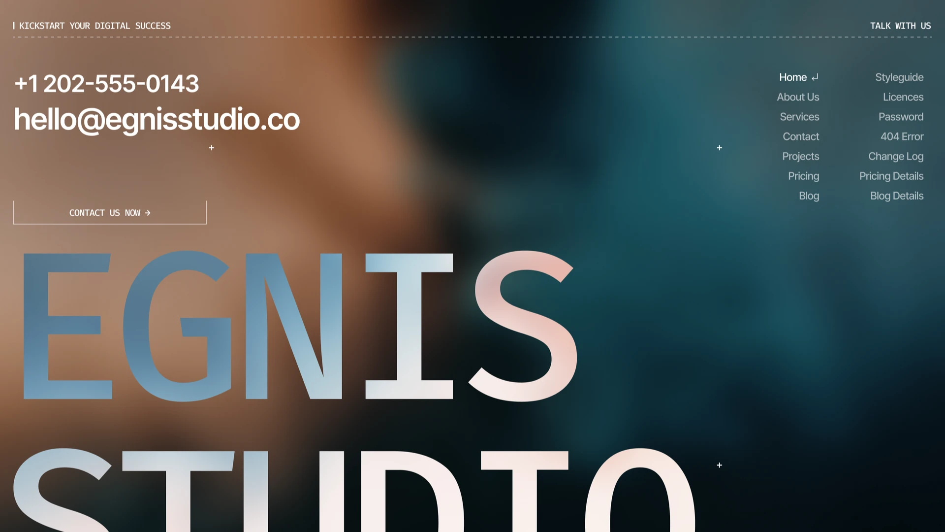 Egnis - Next.js 16 Creative Media and Video Production Studio Template